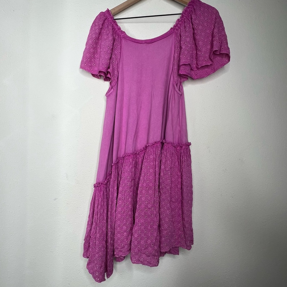 Free People Wanderlust Mini Dress in Medium Pink, size XS - Picture 4 of 9